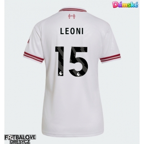 Liverpool Giovanni Leoni #15 Dámské Venkovní Dres 2026-27 Krátký Rukáv Liverpool Giovanni Leoni #15 Dámské Venkovní Dres 2026-27 Krátký Rukáv